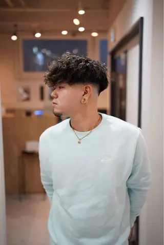 パーマ メンズ tsubasa /ショート特化のヘアスタイル