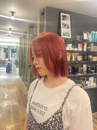 ショート カラー yuu /N° 大分中央町店のヘアスタイル