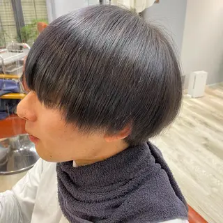 カラー メンズ 透明感カラー✨ 酸性ストレート特化のヘアスタイル