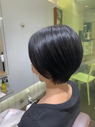 ショート デジタルパーマ🫧 韓国風ヘア🫧サクラのヘアスタイル