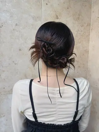 ヘアアレンジ たかや みなみのヘアスタイル