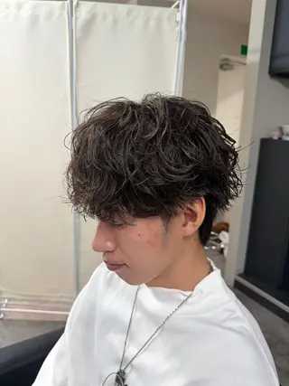 パーマ シャドウパーマ/立川 メンズ/コタロウのヘアスタイル