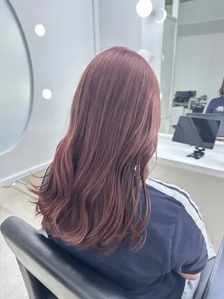 セミロング カラー 中河 ななのヘアスタイル
