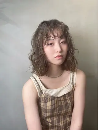 ミディアム パーマ tocca hair&treatment 京都河原町ANNEX所属・森口 誠斗のヘアスタイル