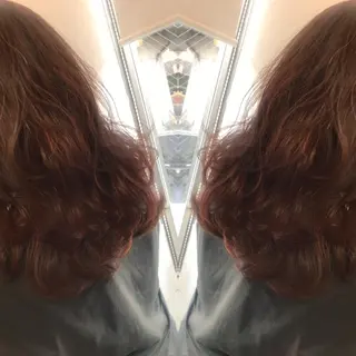 セミロング カラー 柴田 祐輔のヘアスタイル