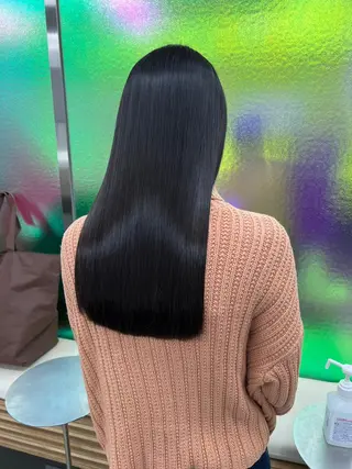 ミディアム カラー パーマ ヘアアレンジ 【ヘアケア特化型】 newi天王寺のヘアスタイル