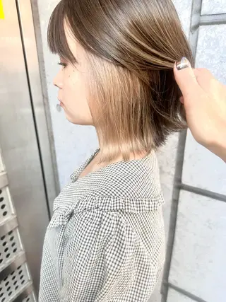 ショート カラー ヘアアレンジ 池袋髪質改善×レイヤ ー専門MATSUのヘアスタイル