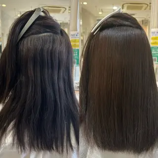 セミロング パーマ 宮原 佑莉のヘアスタイル