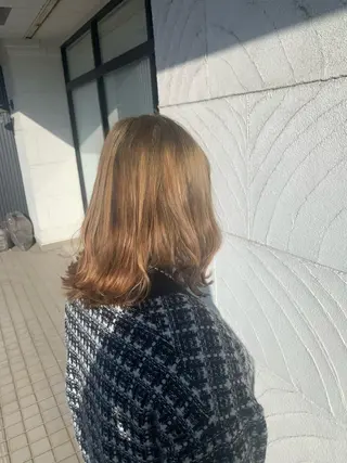 ミディアム 西能 心音のヘアスタイル