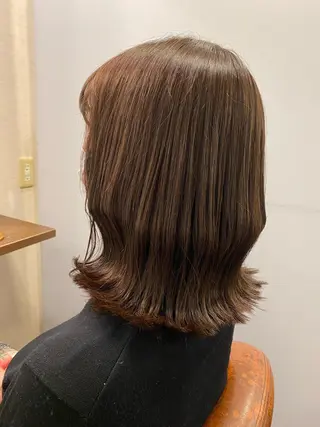 ミディアム カラー liL  hair サトウリョウタのヘアスタイル