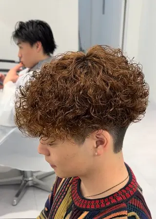 メンズ そら/Ace栄 スパイキー/パーマのヘアスタイル