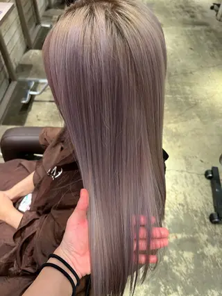 カラー メンズ HAIR＆MAKE EARTH  戸塚店所属・透明感デザインカラー /髙橋/白髪ぼかし可のヘアスタイル