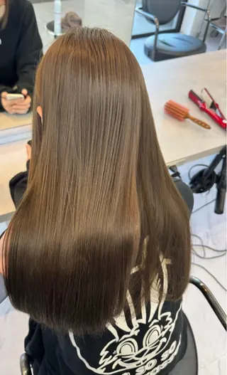 カラー 韓国ヘア💖Wカラー 💖透明感カラー💖のヘアスタイル