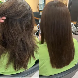ロング カラー パーマ ヘアアレンジ メンズ キッズ ネイル マツエク・マツパ アイブロウ 横浜Bob美容師🤎 ERINAのヘアスタイル