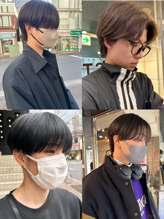カラー メンズ ネイル designcolo r/似合わせNOKAのヘアスタイル