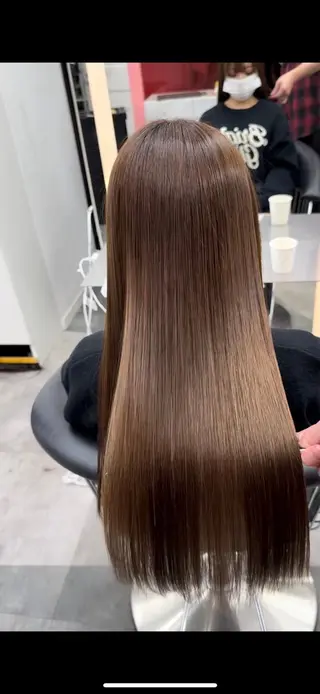 ロング 縮毛矯正/レイヤー/ 髪質改善/林のヘアスタイル