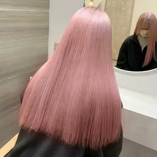 ロング カラー 🦋Yui🦋透明感 /ベージュ/Wカラーのヘアスタイル