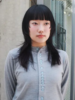 ロング カラー hemm,hemm.所属・似合わせヘア 💐たかさきかなこのヘアスタイル