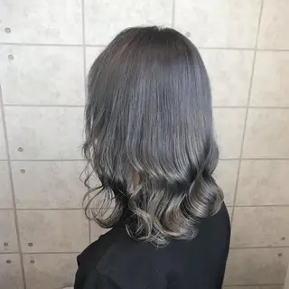 ミディアム カラー 烏丸韓国ヘア🇰🇷 ayaka🎀のヘアスタイル
