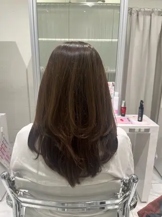 ミディアム 橋本 七海のヘアスタイル