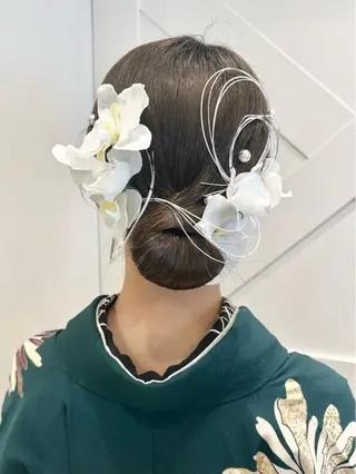 ヘアアレンジ 秋守 百華のヘアスタイル