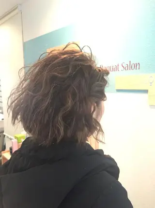 ショート ミディアム セミロング ロング ヘアアレンジ 早朝✨ヘアセット 着付け/清水玲歌のヘアスタイル