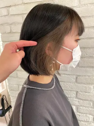 ショート カラー 池袋/似合わせ/縮毛 髪質改善【ugen】のヘアスタイル