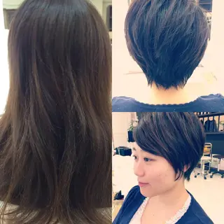 ショート いけだ ゆうのヘアスタイル
