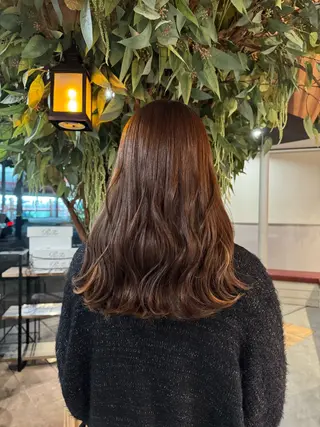 ミディアム 久保 璃々花のヘアスタイル