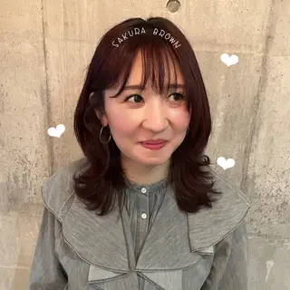 ロング カラー 天使の輪໒꒱⋆ﾟ 量産中🎀のヘアスタイル