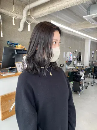 ミディアム カラー 八谷 将平のヘアスタイル