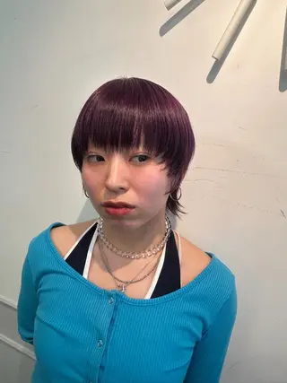 ショート カラー デザインカラー🌈 メイク💄ヒカリ🌟のヘアスタイル