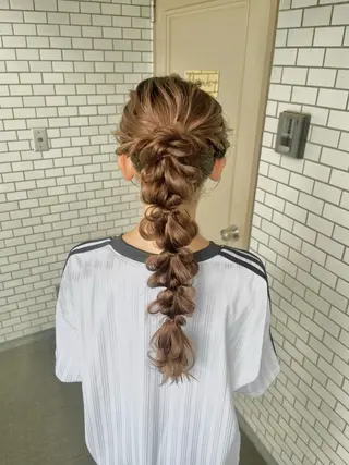 ヘアアレンジ 推し活/イベントヘア 🎀✨yuriのヘアスタイル