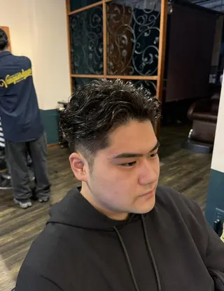 ショート パーマ メンズ 早稲田/メンズ専門 /フェード/葛西裕季のヘアスタイル