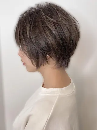 ショート カラー 🫧美髪矯正/ 髪質改善/藤平健太のヘアスタイル