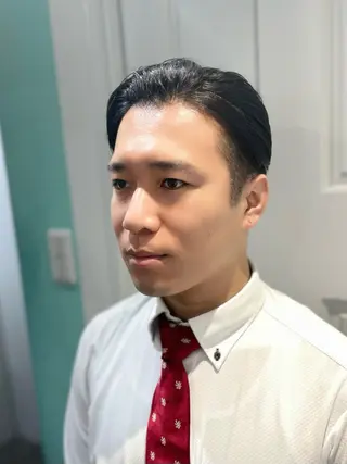ショート メンズ 原 千景のヘアスタイル
