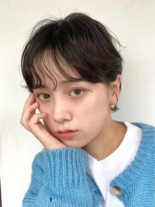 ショート 🌿似合わせ透明感 カラー松本朋幸🌿のヘアスタイル