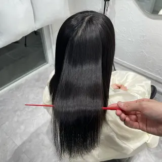 セミロング scene中性ストレート/縮毛矯正【シーン】所属・ジョー/ 縮毛矯正の専門家のヘアスタイル