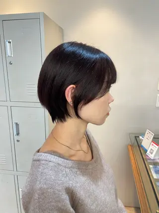 ショート カラー 表参道🌿赤み消し カラー/チナツのヘアスタイル