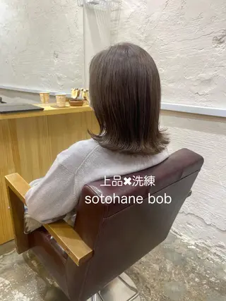 ミディアム カラー 黒崎 勝巳のヘアスタイル