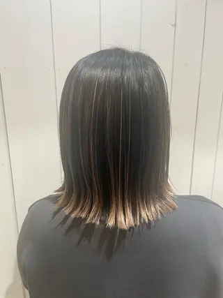 ミディアム ボブカット 佐々木 祐太のヘアスタイル