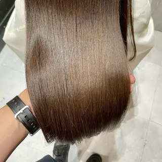 ロング カラー ブリーチなし 暖色カラー/井上あいのヘアスタイル