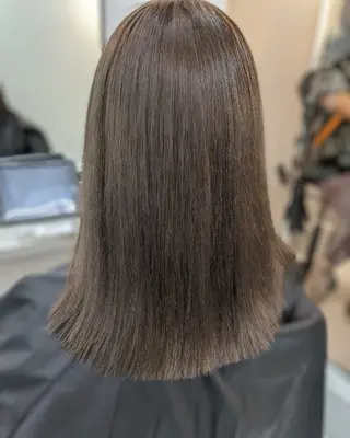 ミディアム カラー 髪質改善/韓国メンズ カット&パーマ 猿川のヘアスタイル