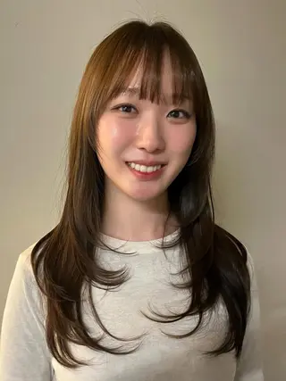 ロング カラー 🍑透明感艶カラー 🍑/momoのヘアスタイル