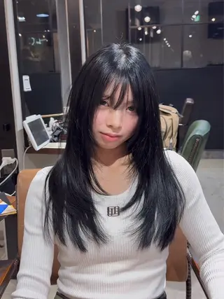 セミロング ”骨格似合わせ” 美容師NAKOのヘアスタイル