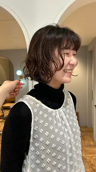 パーマ じゅわっと暖色カラー 🍊Moemiのヘアスタイル