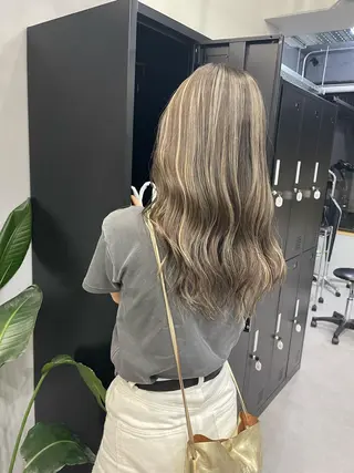 セミロング カラー Reb_keiji 👑小倉圭司のヘアスタイル