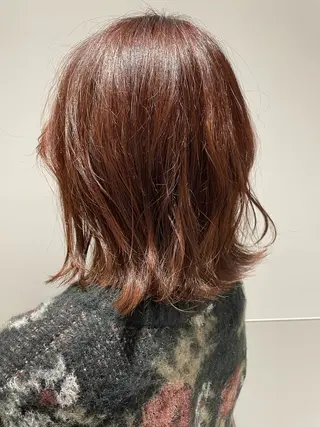 ミディアム 大阪 美容師 林のヘアスタイル