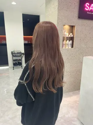 ロング 福田 奈那のヘアスタイル