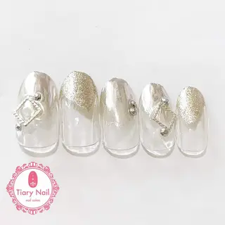 ネイル 💗🪽Tiary Nail🪽💗のネイルデザイン